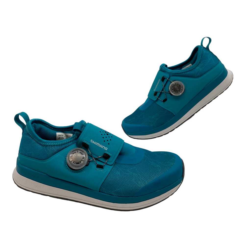 Shimano Blue Synthetic Athletic Cycling Sneakers | Women’s Size 36EU